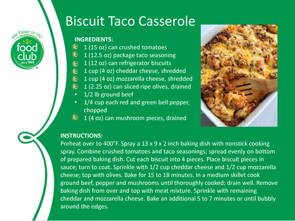 Biscuit Taco Casserole Recipe
