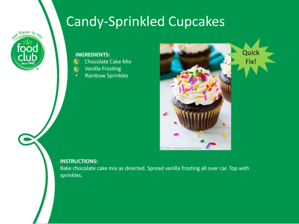 Candy Sprinkled Cupcakes Recipe