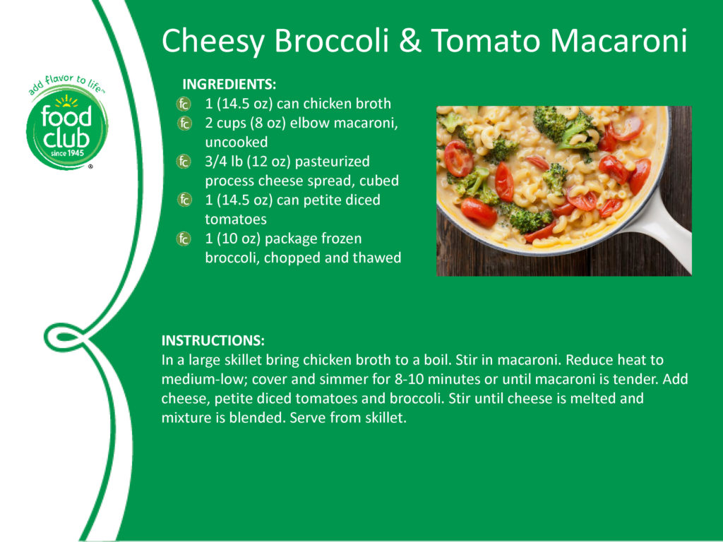 Cheesy Broccoli And Tomato Macaroni Recipe