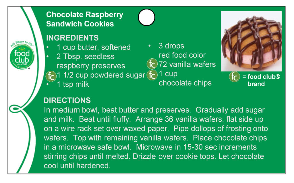 Chocolate Raspberry Sandwich Cookies Recipe