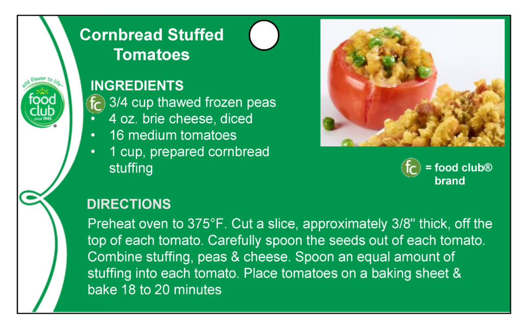 Cornbread Stuffed Tomatoes Recipe