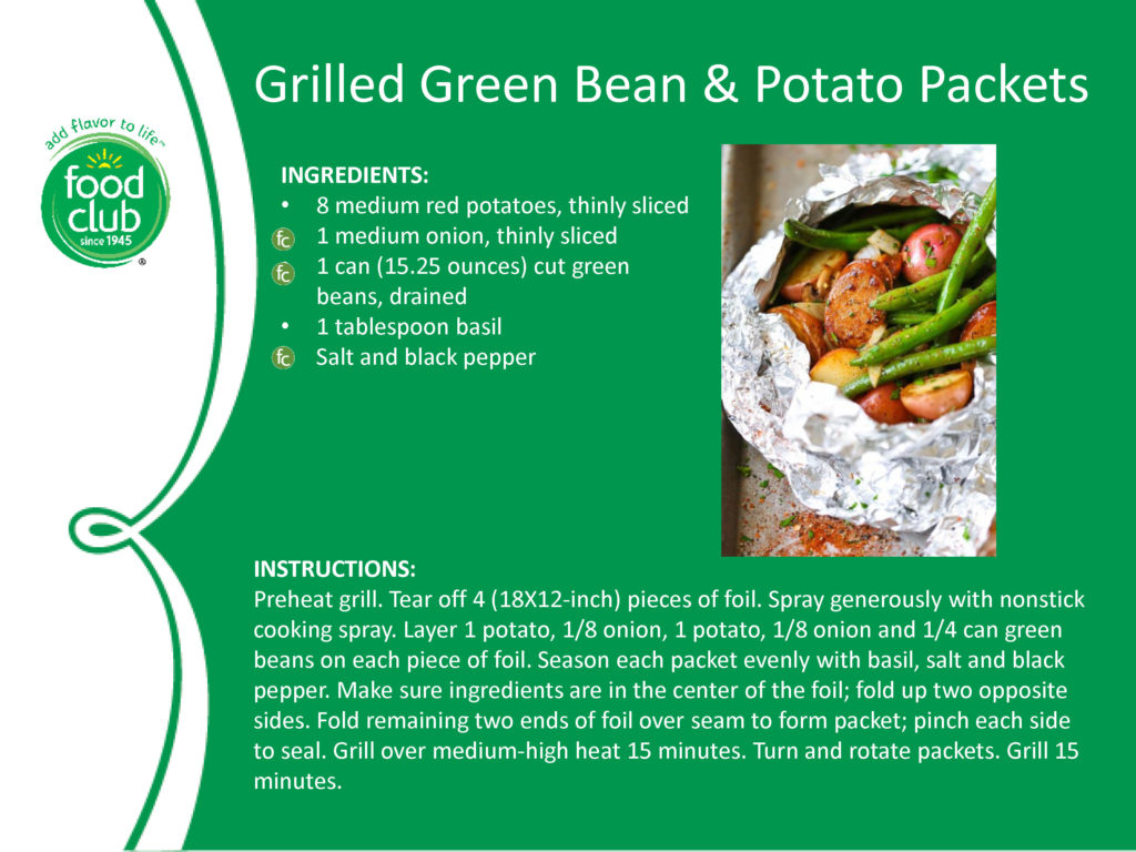 Grilled Green Bean And Potato Packets Recipe