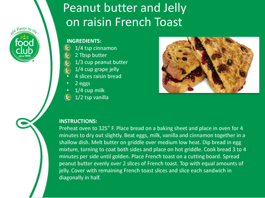 Peanut Butter And Jelly On Raisin French Toast Recipe