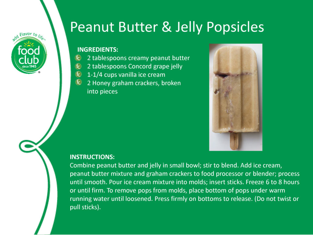Peanut Butter And Jelly Popsicles Recipe