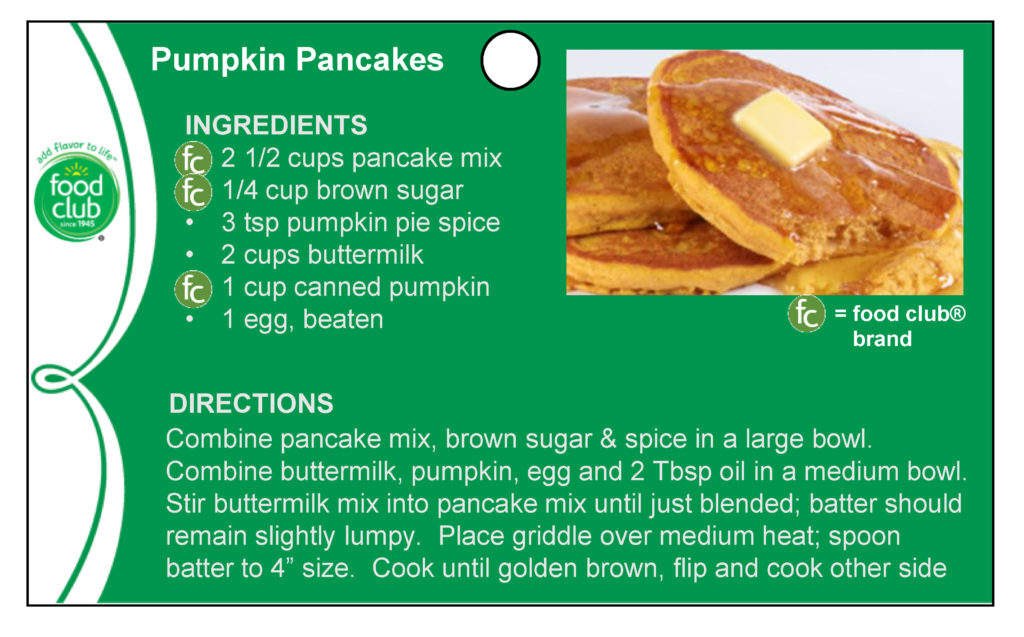 Pumpkin Pancakes Recipe