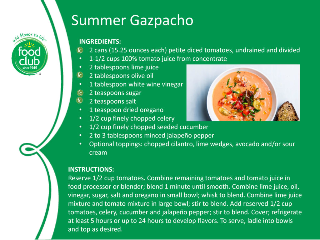 Summer Gazpacho Recipe