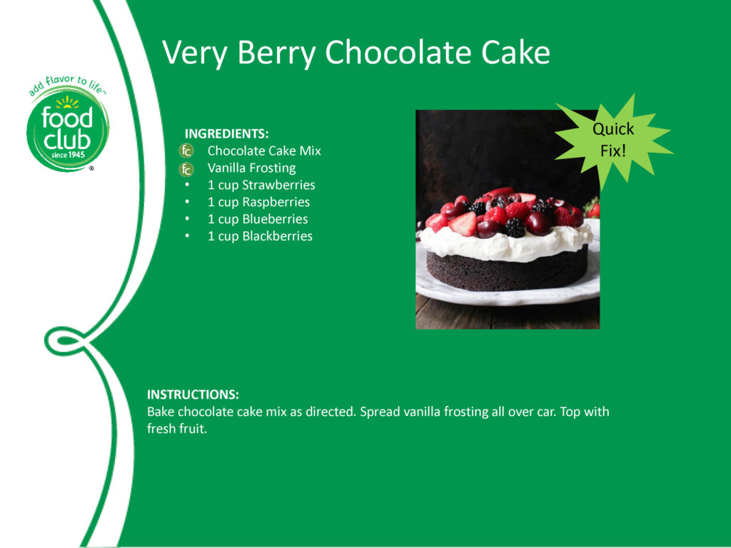 Very Berry Chocolate Cake Recipe