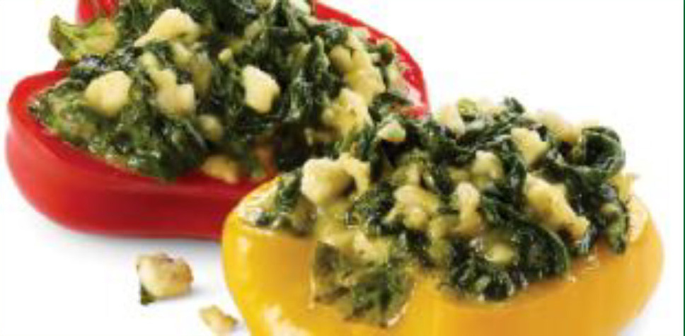 Spinach & Feta Stuffed Baby Peppers