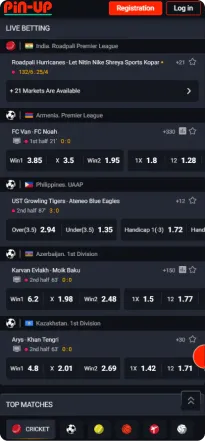 mobile version live betting
